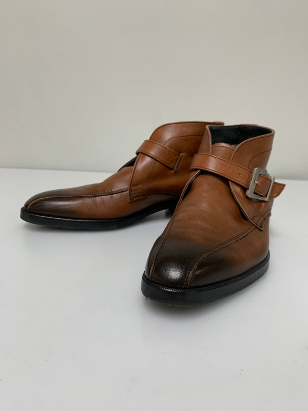 【中古品】【メンズ】 REGAL リーガル ゴアテックス チャッカブーツ CJ181 GORE-TEX レザーシューズ 164-260512-em-25-min サイズ：23 1/2 カラー：ブラウン系 万代Net店