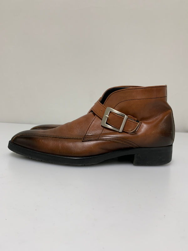 【中古品】【メンズ】 REGAL リーガル ゴアテックス チャッカブーツ CJ181 GORE-TEX レザーシューズ 164-260512-em-25-min サイズ：23 1/2 カラー：ブラウン系 万代Net店