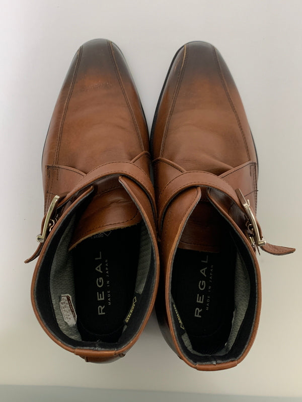 【中古品】【メンズ】 REGAL リーガル ゴアテックス チャッカブーツ CJ181 GORE-TEX レザーシューズ 164-260512-em-25-min サイズ：23 1/2 カラー：ブラウン系 万代Net店