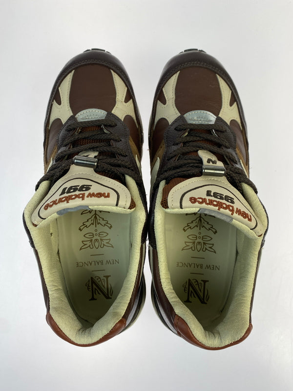 【中古品】【メンズ】 NEW BALANCE ニューバランス M991GBI 991 靴 シューズ スニーカー SNEAKER 162-260509-zi-15-min サイズ：UK7 1/2 カラー：ブラウン系 万代Net店