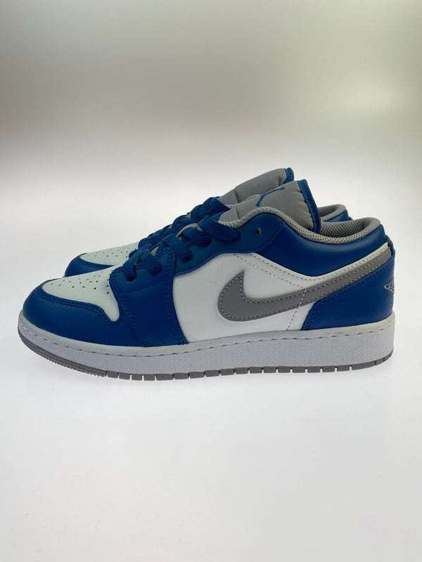 【中古美品】【レディース】 NIKE ナイキ 553560-412 GS AIR JORDAN 1 LOW 靴 シューズ スニーカー SNEAKER 166-260509-zi-10-min サイズ：24.5cm カラー：TRUE BLUE/CEMENT GREY-WHITE 万代Net店