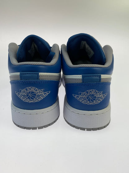 【中古美品】【レディース】 NIKE ナイキ 553560-412 GS AIR JORDAN 1 LOW 靴 シューズ スニーカー SNEAKER 166-260509-zi-10-min サイズ：24.5cm カラー：TRUE BLUE/CEMENT GREY-WHITE 万代Net店