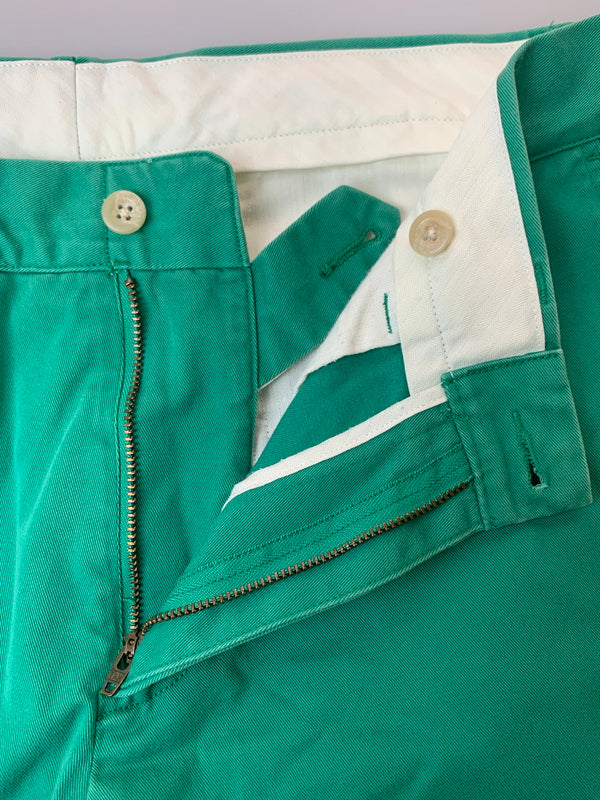 【中古品】【メンズ】 POLO RALPH LAUREN ポロ ラルフローレン CHINO PANTS チノパンツ ボトムス 157-260619-yn-31-min サイズ：32/32 カラー：グリーン 万代Net店