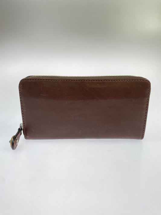 【中古品】【メンズ】 SAAD サード ROUND ZIP WALLET BROWN ラウンド ジップ ウォレット 長財布 レザー 革 200-260512-em-11-min カラー：ブラウン 万代Net店