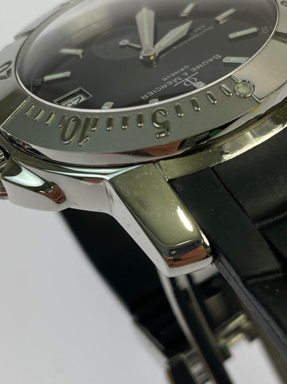 【中古品】【メンズ/レディース】 BAUME＆MERCIER ボーム＆メルシェ ケープランド デイト 自動巻き 腕時計 65353 ウォッチ ステンレススチール 197-260512-em-05-min カラー：シルバー 万代Net店