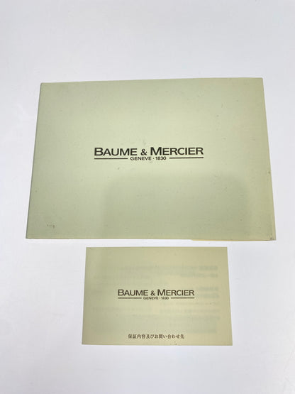 【中古品】【メンズ/レディース】 BAUME＆MERCIER ボーム＆メルシェ ケープランド デイト 自動巻き 腕時計 65353 ウォッチ ステンレススチール 197-260512-em-05-min カラー：シルバー 万代Net店