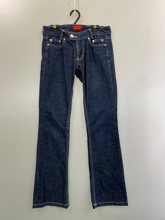 【中古品】【レディース】 VIVIENNE WESTWOOD ヴィヴィアンウエストウッド DENIM PANTS RED LABEL デニムパンツ レッドレーベル レディース ボトムス ジーンズ ジーパン 171-260524-em-41-min サイズ：1 カラー：インディゴブルー 万代Net店