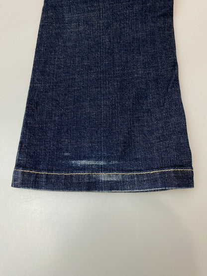 【中古品】【レディース】 VIVIENNE WESTWOOD ヴィヴィアンウエストウッド DENIM PANTS RED LABEL デニムパンツ レッドレーベル レディース ボトムス ジーンズ ジーパン 171-260524-em-41-min サイズ：1 カラー：インディゴブルー 万代Net店