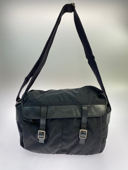 【中古品】【メンズ/レディース】 SAINT LAURENT PARIS サンローラン パリ CANVAS MESSENGER BAG 342610 キャンバス メッセンジャー バッグ カバン 肩掛け 180-260521-em-09-min カラー：ブラック 万代Net店