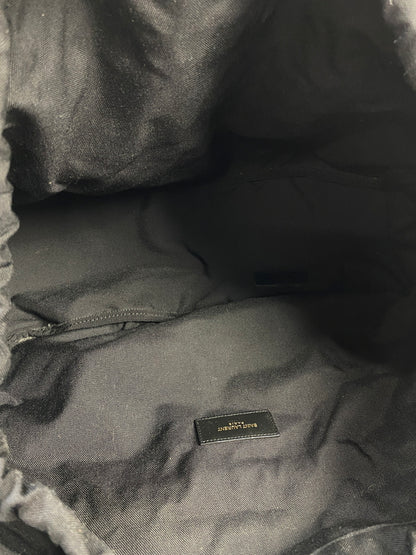 【中古品】【メンズ/レディース】 SAINT LAURENT PARIS サンローラン パリ CANVAS MESSENGER BAG 342610 キャンバス メッセンジャー バッグ カバン 肩掛け 180-260521-em-09-min カラー：ブラック 万代Net店