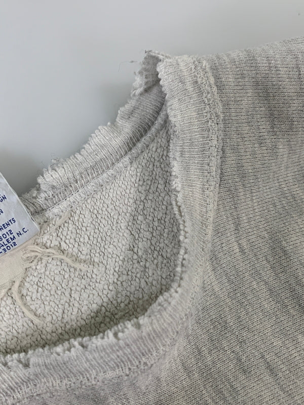 【現状渡し品】【メンズ】 CHAMPION REVERSE WEAVE チャンピオンリバースウィーブ 90S メキシコ製 MICHIGAN COLLEGE LS SWEAT SHIRT スウェット トレーナー 146-260508-AS-45-min サイズ：XL カラー：グレー 万代Net店