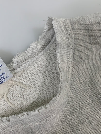 【現状渡し品】【メンズ】 CHAMPION REVERSE WEAVE チャンピオンリバースウィーブ 90S メキシコ製 MICHIGAN COLLEGE LS SWEAT SHIRT スウェット トレーナー 146-260508-AS-45-min サイズ：XL カラー：グレー 万代Net店