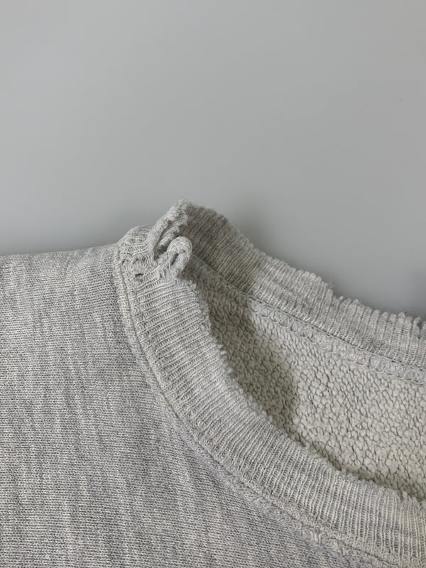 【現状渡し品】【メンズ】 CHAMPION REVERSE WEAVE チャンピオンリバースウィーブ 90S メキシコ製 MICHIGAN COLLEGE LS SWEAT SHIRT スウェット トレーナー 146-260508-AS-45-min サイズ：XL カラー：グレー 万代Net店