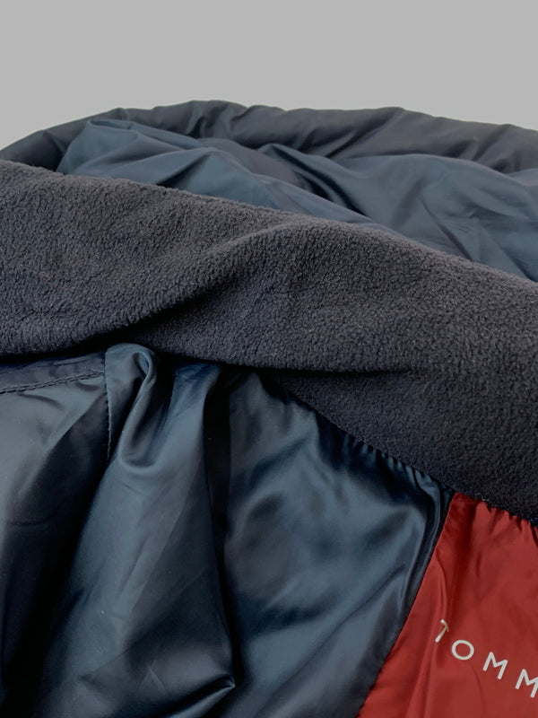 【中古品】【メンズ】 TOMMY HILFIGER トミーヒルフィガー ナイロン 中綿ジャケット アウター 147-260619-jt-24-min サイズ：XXL カラー：マルチカラー 万代Net店