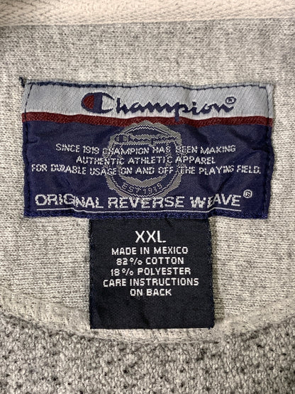 【現状渡し品】【メンズ】 CHAMPION チャンピオン 00S DEPAUW REVERSEWEAVE SWEATSHIRT デポー リバースウィーブ スウェットシャツ 00年代 ヴィンテージ メンズ トップス 146-260723-em-43-min サイズ：XXL カラー：グレー 万代Net店