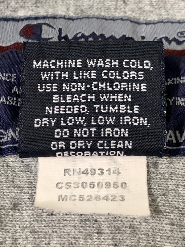 【現状渡し品】【メンズ】 CHAMPION チャンピオン 00S DEPAUW REVERSEWEAVE SWEATSHIRT デポー リバースウィーブ スウェットシャツ 00年代 ヴィンテージ メンズ トップス 146-260723-em-43-min サイズ：XXL カラー：グレー 万代Net店
