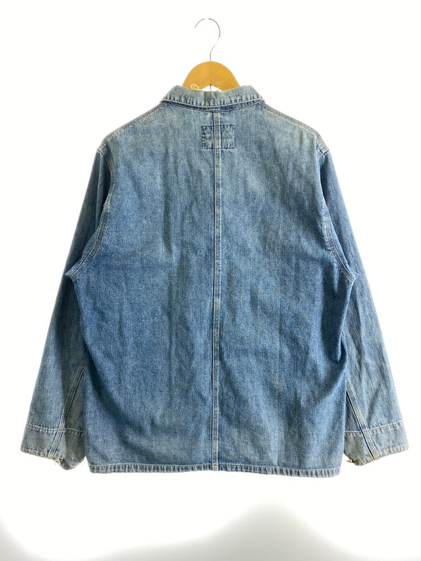 【現状渡し品】【メンズ】 MACHOPE マックホープ 80-90S DENIM COVERALL 1980年代-1990年代 デニム カバーオール メンズ アウター 146-260617-KS-15-min サイズ：L カラー：ブルー 万代Net店