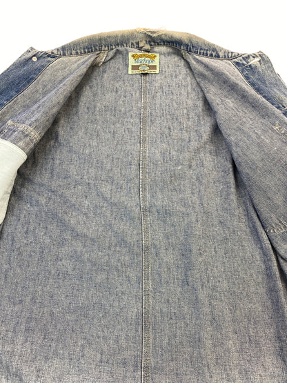 【現状渡し品】【メンズ】 MACHOPE マックホープ 80-90S DENIM COVERALL 1980年代-1990年代 デニム カバーオール メンズ アウター 146-260617-KS-15-min サイズ：L カラー：ブルー 万代Net店