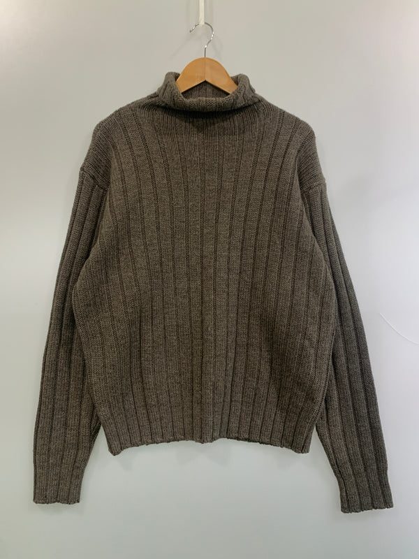 【中古品】【メンズ】 J.CREW ジェイクルー 90S HI NECK KNIT ハイネック ニット トップス 146-260619-jt-30-min サイズ：XL カラー：ブラウン系 万代Net店