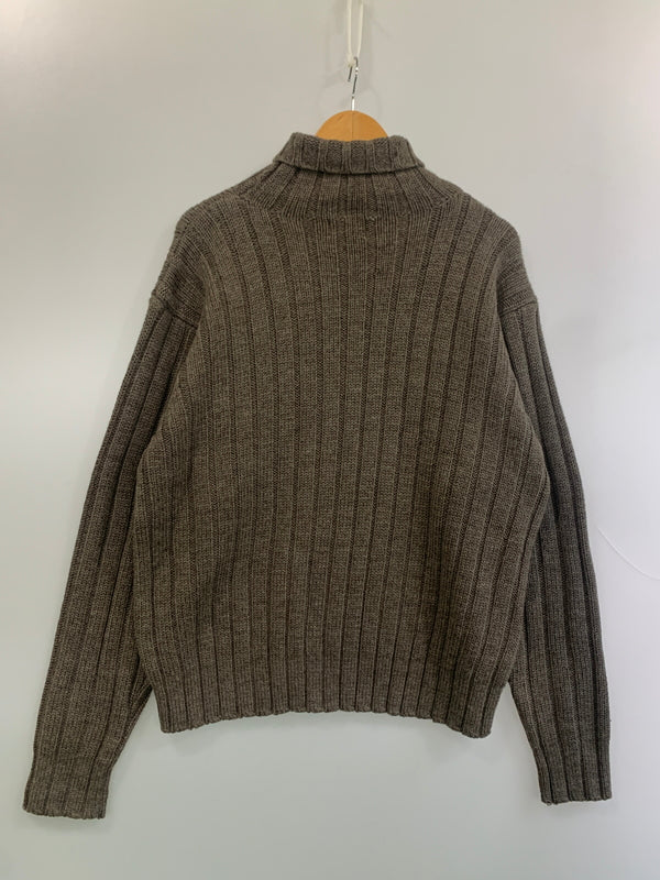 【中古品】【メンズ】 J.CREW ジェイクルー 90S HI NECK KNIT ハイネック ニット トップス 146-260619-jt-30-min サイズ：XL カラー：ブラウン系 万代Net店