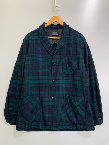 【中古品】【メンズ】 PENDLETON ペンドルトン 50S WOOL TAILORED JACKET ウール テーラードジャケット 146-260508-AS-41-min サイズ：M カラー：ブラックウォッチ 万代Net店
