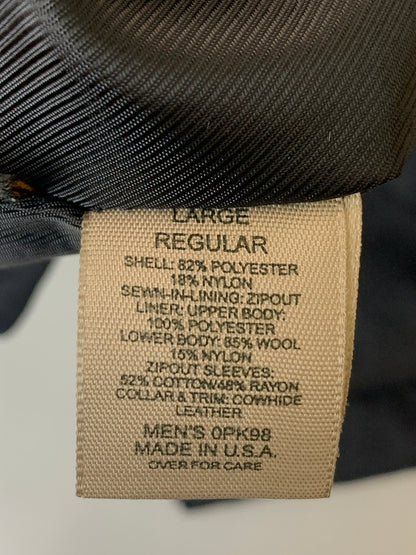 【中古品】【メンズ】 L.L.BEAN エルエルビーン 2000年代 LONG COAT ロングコート アウター 146-260619-jt-35-min サイズ：L カラー：ブラック 万代Net店
