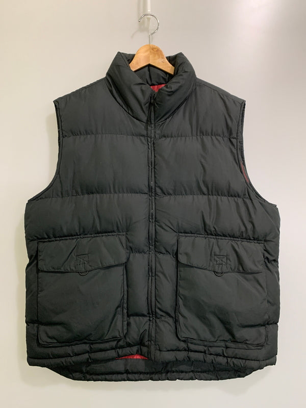 【中古品】【メンズ】 ST.JOHNS BAY セントジョンズベイ 00S DOWN VEST ダウンベスト アウター 146-260508-AS-40-min サイズ：L カラー：ブラック 万代Net店