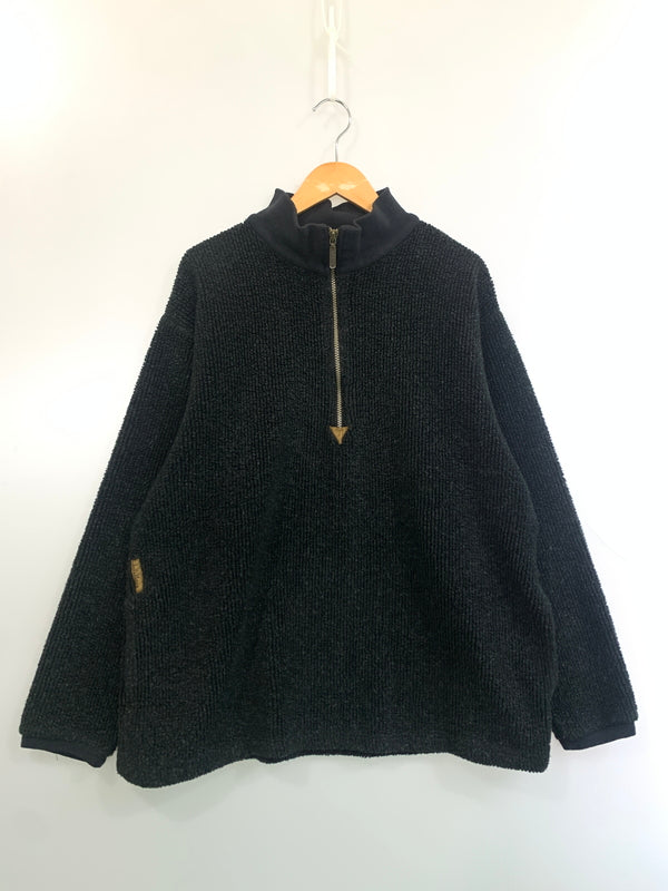 【中古品】【メンズ】 L.L.BEAN エルエルビーン 80S HALF ZIP FLEECE 80年代 ハーフジップ フリース トップス 146-260619-jt-23-min サイズ：L カラー：ブラック 万代Net店