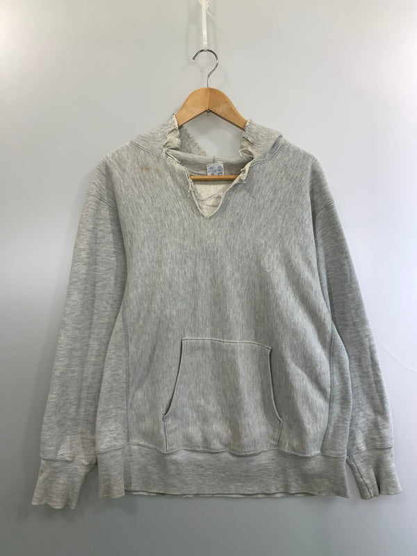 【現状渡し品】【メンズ】 CHAMPION チャンピオン 90S REVERSEWEAVE HOODIE 90年代 リバースウィーブ フーディ パーカー トップス 146-260619-jt-22-min サイズ：L カラー：グレー 万代Net店