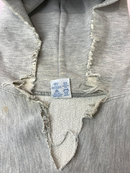 【現状渡し品】【メンズ】 CHAMPION チャンピオン 90S REVERSEWEAVE HOODIE 90年代 リバースウィーブ フーディ パーカー トップス 146-260619-jt-22-min サイズ：L カラー：グレー 万代Net店