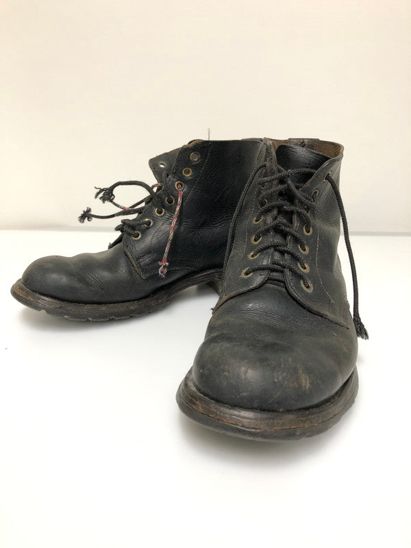 【現状渡し品】【メンズ】 MILITARY ミリタリー 80S SWEDEN ARMY 3CLOWN BOOTS 靴 シューズ ブーツ ヴィンテージ 164-260508-AS-116-min サイズ：24～25 1/2 カラー：ブラック 万代Net店