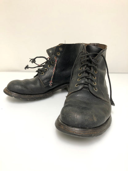 【現状渡し品】【メンズ】 MILITARY ミリタリー 80S SWEDEN ARMY 3CLOWN BOOTS 靴 シューズ ブーツ ヴィンテージ 164-260508-AS-116-min サイズ：24～25 1/2 カラー：ブラック 万代Net店