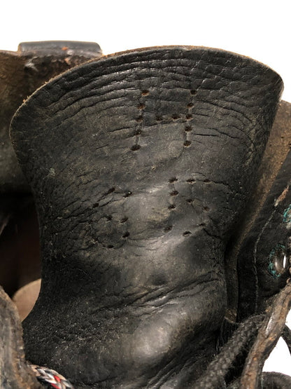 【現状渡し品】【メンズ】 MILITARY ミリタリー 80S SWEDEN ARMY 3CLOWN BOOTS 靴 シューズ ブーツ ヴィンテージ 164-260508-AS-116-min サイズ：24～25 1/2 カラー：ブラック 万代Net店