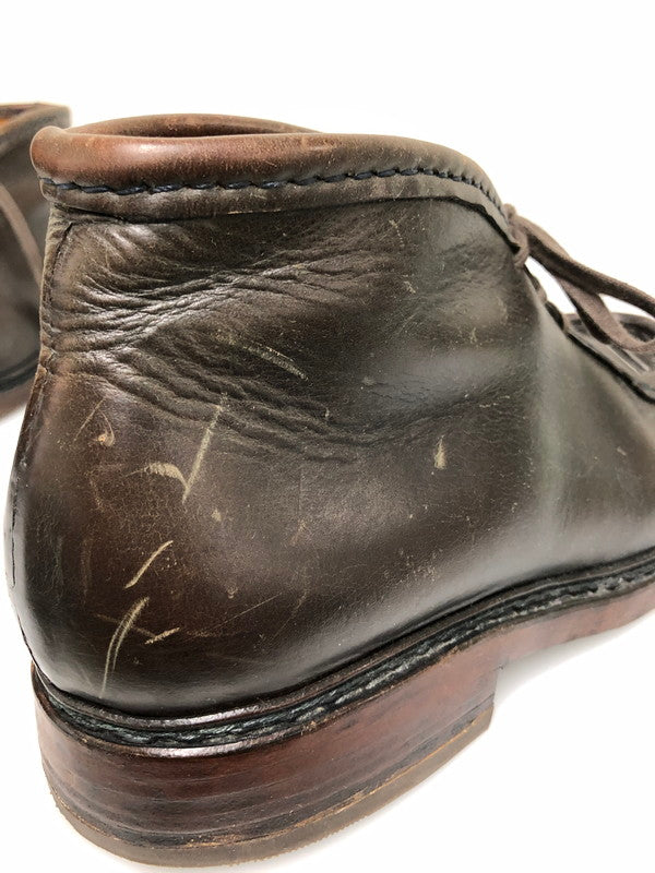 【中古品】【メンズ】 USED MOCK-TOE CHUKKA BOOTS チャッカブーツ 靴 シューズ 164-260508-AS-114-min サイズ：下記参照 カラー：ダークブラウン 万代Net店