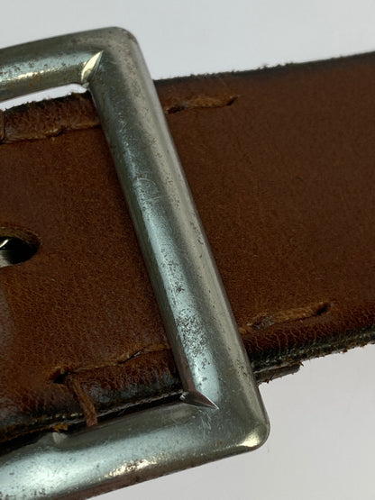 【中古品】【メンズ】 TROPHY CLOTHING トロフィークロージング INDUSTRIAL IRON BUCKLE LEATHER BELT インダストリアル アイアンバックル レザーベルト 革 205-260512-em-15-min カラー：ブラウン 万代Net店