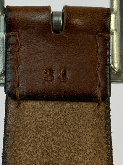 【中古品】【メンズ】 TROPHY CLOTHING トロフィークロージング INDUSTRIAL IRON BUCKLE LEATHER BELT インダストリアル アイアンバックル レザーベルト 革 205-260512-em-15-min カラー：ブラウン 万代Net店