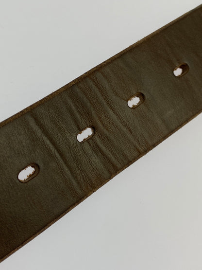 【中古品】【メンズ】 OPUS オーパス OIL LEATHER BELT オイルレザーベルト 革 アメカジ 205-260512-em-18-min カラー：ブラウン 万代Net店