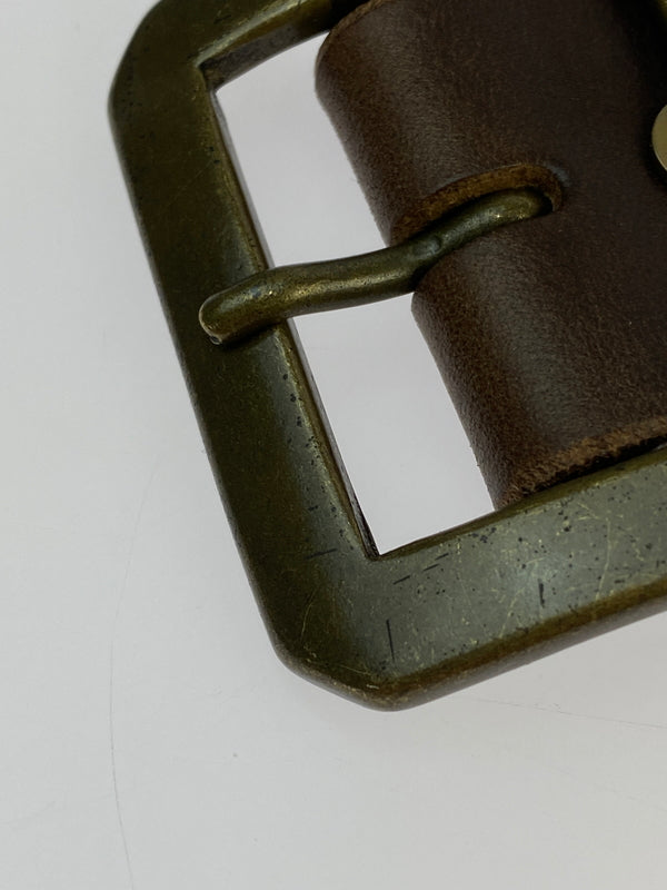 【中古品】【メンズ】 OPUS オーパス OIL LEATHER BELT オイルレザーベルト 革 アメカジ 205-260512-em-18-min カラー：ブラウン 万代Net店