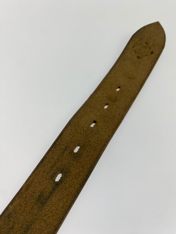 【中古品】【メンズ】 OPUS オーパス OIL LEATHER BELT オイルレザーベルト 革 アメカジ 205-260512-em-18-min カラー：ブラウン 万代Net店