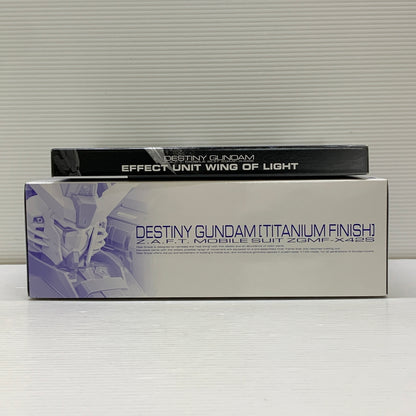 【中古品】 RG デスティニーガンダム(チタニウムフィニッシュ) ＆拡張エフェクトユニット 光の翼 セット プラモデル ガンプラ バンダイ 058-260529-em-06-min 万代Net店