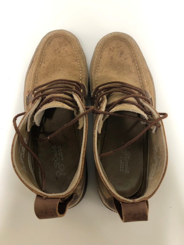 【中古品】【メンズ】 RUSSELL MOCCASIN ラッセルモカシン SPORTS CLAYS CHAKKA BOOTD 靴 シューズ チャッカブーツ 164-260508-AS-120-min サイズ：8E カラー：ベージュ 万代Net店