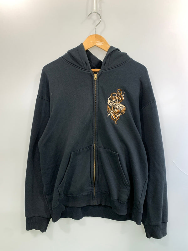 【中古品】【メンズ】 COOTIE クーティー MARIA ZIP HOODIE フルジップパーカー 142-260508-AS-28-min サイズ：L カラー：ブラック 万代Net店