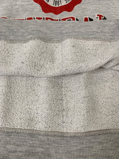 【現状渡し品】【メンズ】 GEAR FOR SPORTS ギアフォースポーツ 90S COLLEGE LOGO CREW SWEATカレッジロゴ クルーネック スウェットシャツ トレーナー 146-260615-kt-10-min サイズ：サイズ不明 カラー：グレー 万代Net店