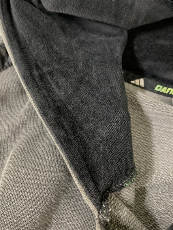 【中古品】【メンズ】 ADIDAS アディダス ×DANIEL PATRICK ダニエルパトリック 別注 コラボ LOGO HOODIE FR5635 ロゴフーディー パーカー トップス 148-260522-SH-23-min サイズ：XO カラー：グレー 万代Net店