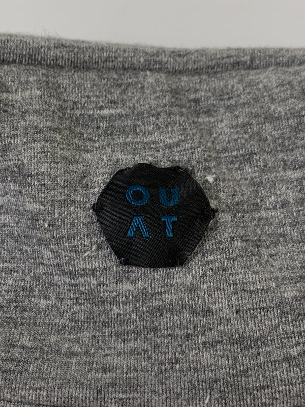 【中古品】【メンズ】 OUAT オーユーエーティー O008502PO ASTRO SMOCK ハーフジップ スウェット 140-260508-AS-37-min サイズ：3 カラー：グレー 万代Net店