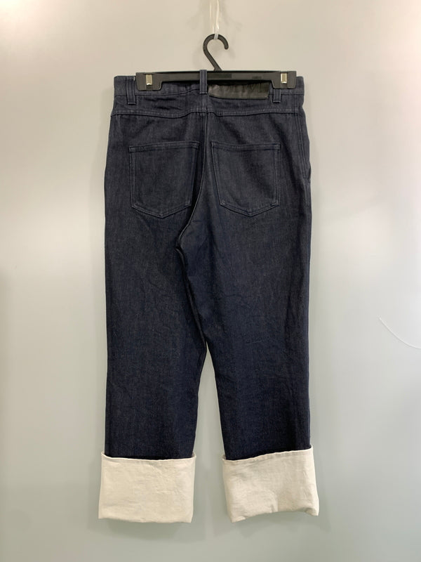 【中古品】【メンズ】 LOEWE ロエベ 1720889 フィッシャーマンジーンズ デニムパンツ ボトムス 152-260508-AS-26-min サイズ：46 カラー：インディゴ 万代Net店