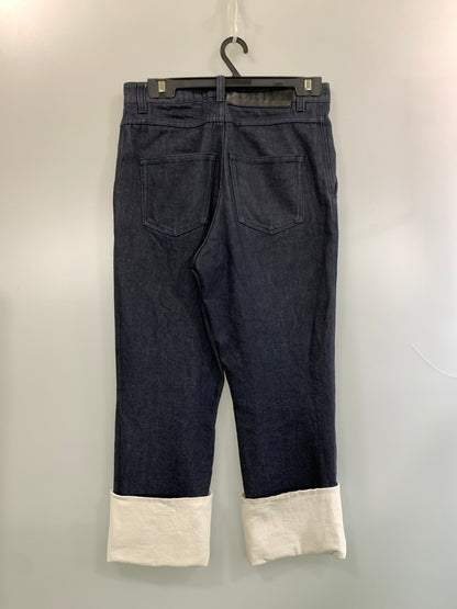 【中古品】【メンズ】 LOEWE ロエベ 1720889 フィッシャーマンジーンズ デニムパンツ ボトムス 152-260508-AS-26-min サイズ：46 カラー：インディゴ 万代Net店