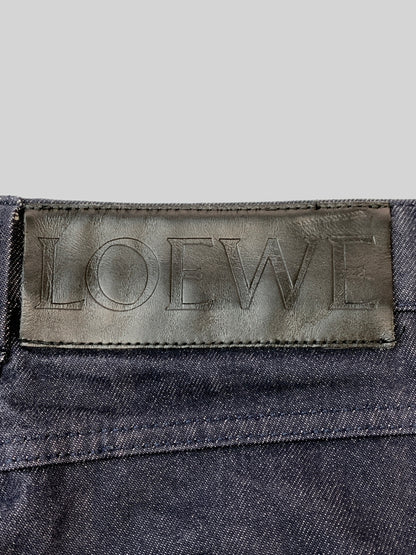 【中古品】【メンズ】 LOEWE ロエベ 1720889 フィッシャーマンジーンズ デニムパンツ ボトムス 152-260508-AS-26-min サイズ：46 カラー：インディゴ 万代Net店