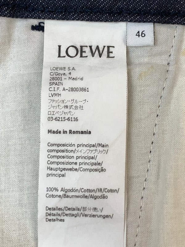 【中古品】【メンズ】 LOEWE ロエベ 1720889 フィッシャーマンジーンズ デニムパンツ ボトムス 152-260508-AS-26-min サイズ：46 カラー：インディゴ 万代Net店