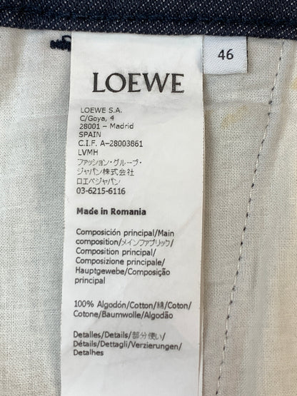 【中古品】【メンズ】 LOEWE ロエベ 1720889 フィッシャーマンジーンズ デニムパンツ ボトムス 152-260508-AS-26-min サイズ：46 カラー：インディゴ 万代Net店